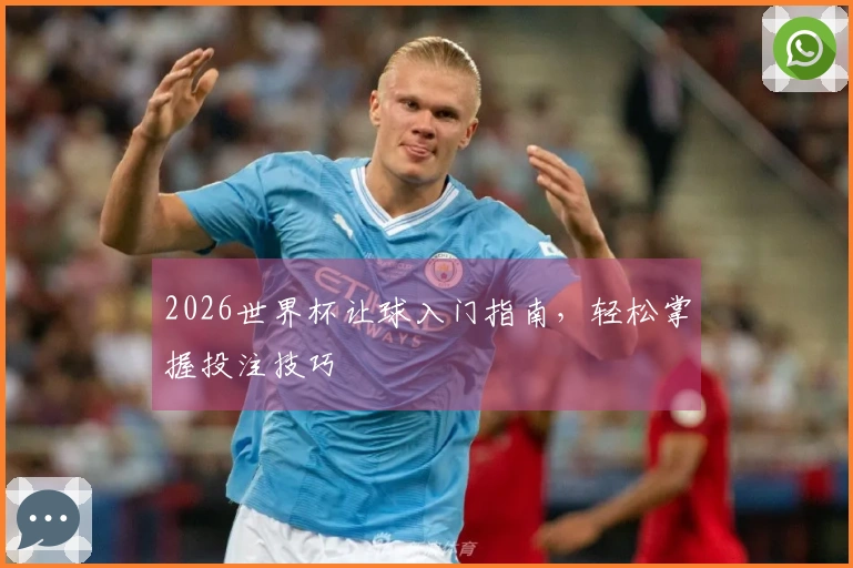 2026世界杯让球入门指南，轻松掌握投注技巧